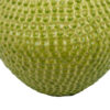 Evans Accent Vase, Embossed Textured Surface, Green Ceramic 14 Inch