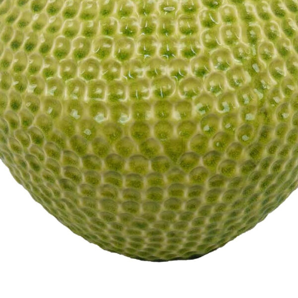 Evans Accent Vase, Embossed Textured Surface, Green Ceramic 14 Inch