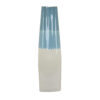Cobb Accent Vase, Slender Silhouette Blue White Ceramic 27 Inch