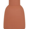 Decorative Flower Vase, Terracotta Inspired Orange Ceramic 15 Inch