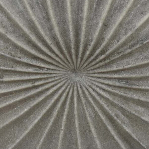 Wink Accent Vase, Sea Urchin Gray Resin Statuette, Modern 20 Inch