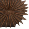 Wink Accent Vase, Sea Urchin Brown Resin Statuette, Modern 20 Inch