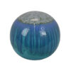 Mary Tabletop Accent Decor, Modern Round Orb, 10 Inch Blue Ceramic