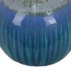 Mary Tabletop Accent Decor, Modern Round Orb, 12 Inch Blue Ceramic