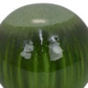 Mary Tabletop Accent Decor, Modern Round Orb, 10 Inch Green Ceramic