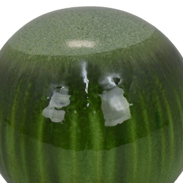 Mary Tabletop Accent Decor, Modern Round Orb, 10 Inch Green Ceramic