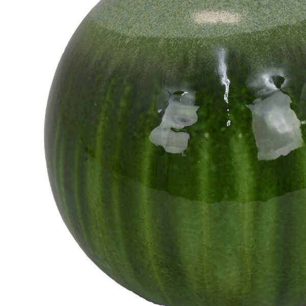 Mary Tabletop Accent Decor, Modern Round Orb, 10 Inch Green Ceramic