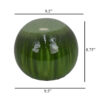 Mary Tabletop Accent Decor, Modern Round Orb, 10 Inch Green Ceramic