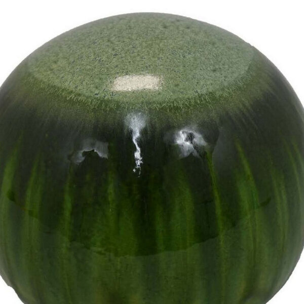 Mary Tabletop Accent Decor, Modern Round Orb, 12 Inch Green Ceramic