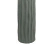 Decorative Accent Vase, Sleek Cactus Design, 30 Inch Green Ceramic