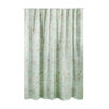 Vola Shower Curtain, 72 Inch, Floral Pattern, Light Green Polyester