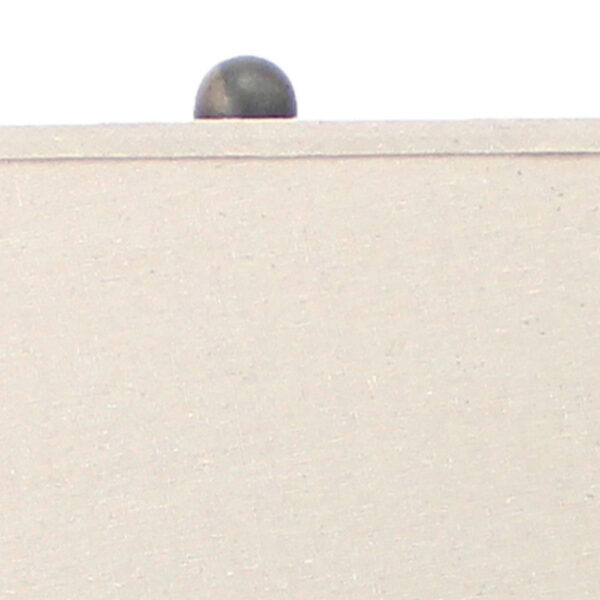 Clock Design Metal Table Lamp Set of 2 with Tapered Shade, Blue and Beige