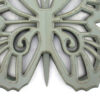 Set of 2 Wooden Butterfly Wall Plaque with Cutout Detail, Light Gray