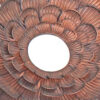 Blooming Metal Flower Wall Decor Mirror, Set of 3, Copper
