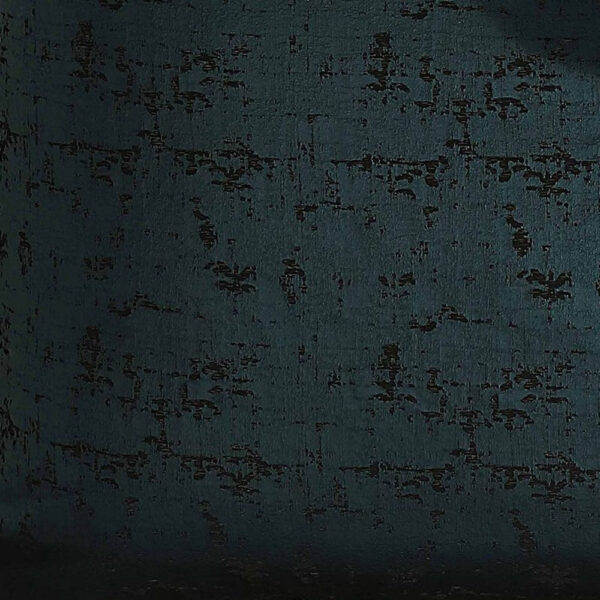 Beny 10pc King Size Comforter Set, Dark Turquoise Blue Woven Jacquard