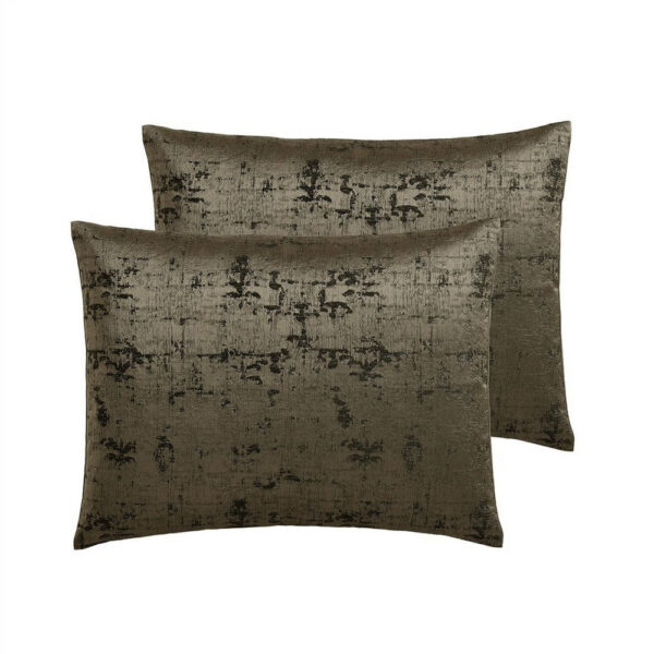 Beny 9pc King Size Comforter Set, Traditional Gold Woven Jacquard