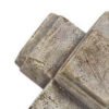 Tabletop Decor, Farmhouse Rustic Accent, Crossed White Ceramic 10 Inch