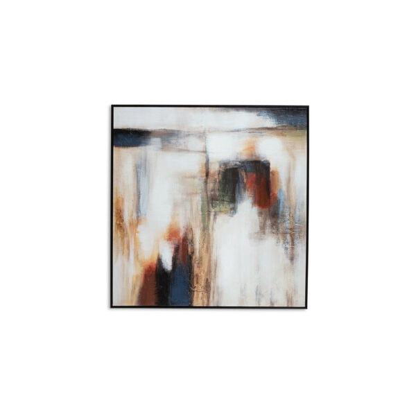 Geonie Wall Art Decor, Framed Abstract Gallery Wrap Canvas, 39x39
