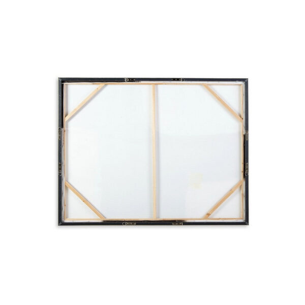 Leila Wall Art Decor, Black and White Minimalist Framed Canvas, 39x50