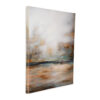 Lipa Wall Art, 35x35 Square Framed Abstract Landscape, Gray Brown