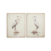 Accent Framed Wall Art Set of 2, 30x40, Painted Canvas of Heron Birds