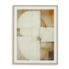 Cril Wall Art, 30x40, Acrylic Front, Framed Brown, Tan, White Print