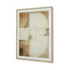 Cril Wall Art, 30x40, Acrylic Front, Framed Brown, Tan, White Print