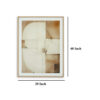 Cril Wall Art, 30x40, Acrylic Front, Framed Brown, Tan, White Print