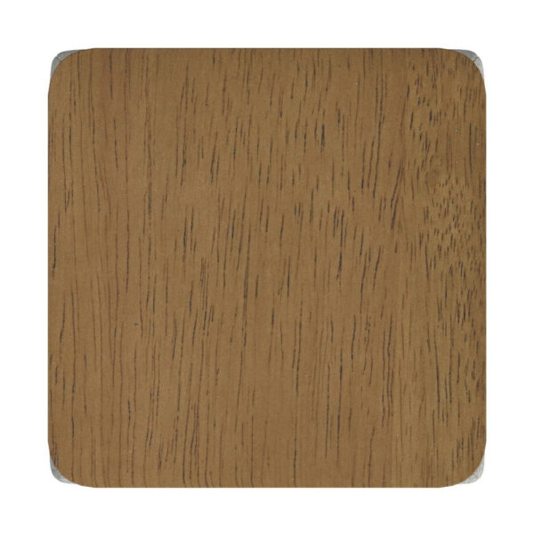 Mody Storage Ottoman, Gray Upholstery, 19 Inch Brown Wood Lift Top