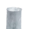 Quia Tall Decorative Vase, Rough Body, Pale Blue Blown Glass 14 Inch