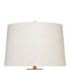 Disy Accent Table Lamp, Linen, Turned Sculptural Polyresin 30 Inch