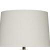 Liny Accent Table Lamp, Linen Shade, Modern Dynamic Ivory Base 29 Inch