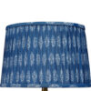 Resy Accent Table Lamp, Cotton Classic Royal Blue White Shade, 20 Inch