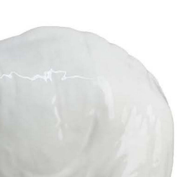 Accent Table Decoration, Elephant Design, 18 Inch White Ceramic Body