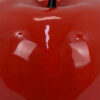 Masu Tabletop Accent Decor, 16 Inch Apple Design Glossy Red Resin Body