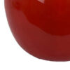 Masu Tabletop Accent Decor, 16 Inch Apple Design Glossy Red Resin Body