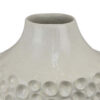 Nian Accent Vase, Off White Ceramic Raised Dimple Texture, 14 Inch