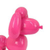 Balloon Dog Accent Decor, Bright Pink Resin, Intricate Details 12 Inch