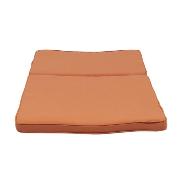 Pina Cushion for Outdoor Chaise Lounger, Waterproof Orange, 79 Inch