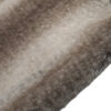 Tini 50x60 Throw Blanket, Rich Brown Faux Fur, One Sided Design