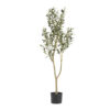 Vina Artificial Olive Tree, Realistic Green Silk Leaves, 47 Inch