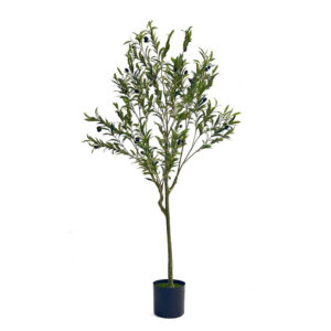 Vina Artificial Olive Tree, Realistic Green Silk Leaves, 59 Inch