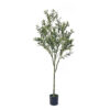 Vina Artificial Olive Tree, Realistic Green Silk Leaves, 71 Inch