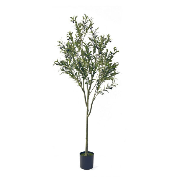 Vina Artificial Olive Tree, Realistic Green Silk Leaves, 71 Inch