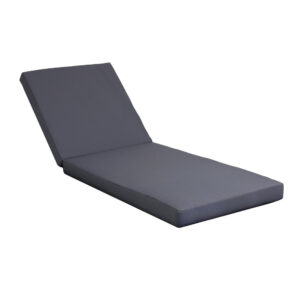 Brody Outdoor Cushion for Chaise Lounger, Dark Gray, Foam, 76 Inch
