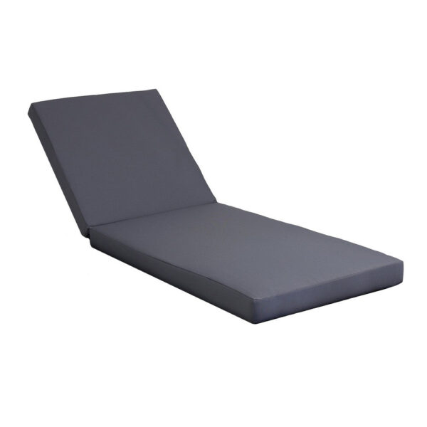 Brody Outdoor Cushion for Chaise Lounger, Dark Gray, Foam, 76 Inch