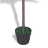 Zora 49 Inch Topiery Artificial Indoor Plant, Green Leaves, Brown Wood