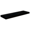 Zyno Wall Shelf Set of 2, Glossy Black MDF Body, Modern Design, 32 Inch