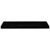 Zyno Wall Shelf Set of 2, Glossy Black MDF Body, Modern Design, 32 Inch