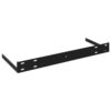 Zyno Wall Shelf Set of 2, Glossy Black MDF Body, Modern Design, 32 Inch